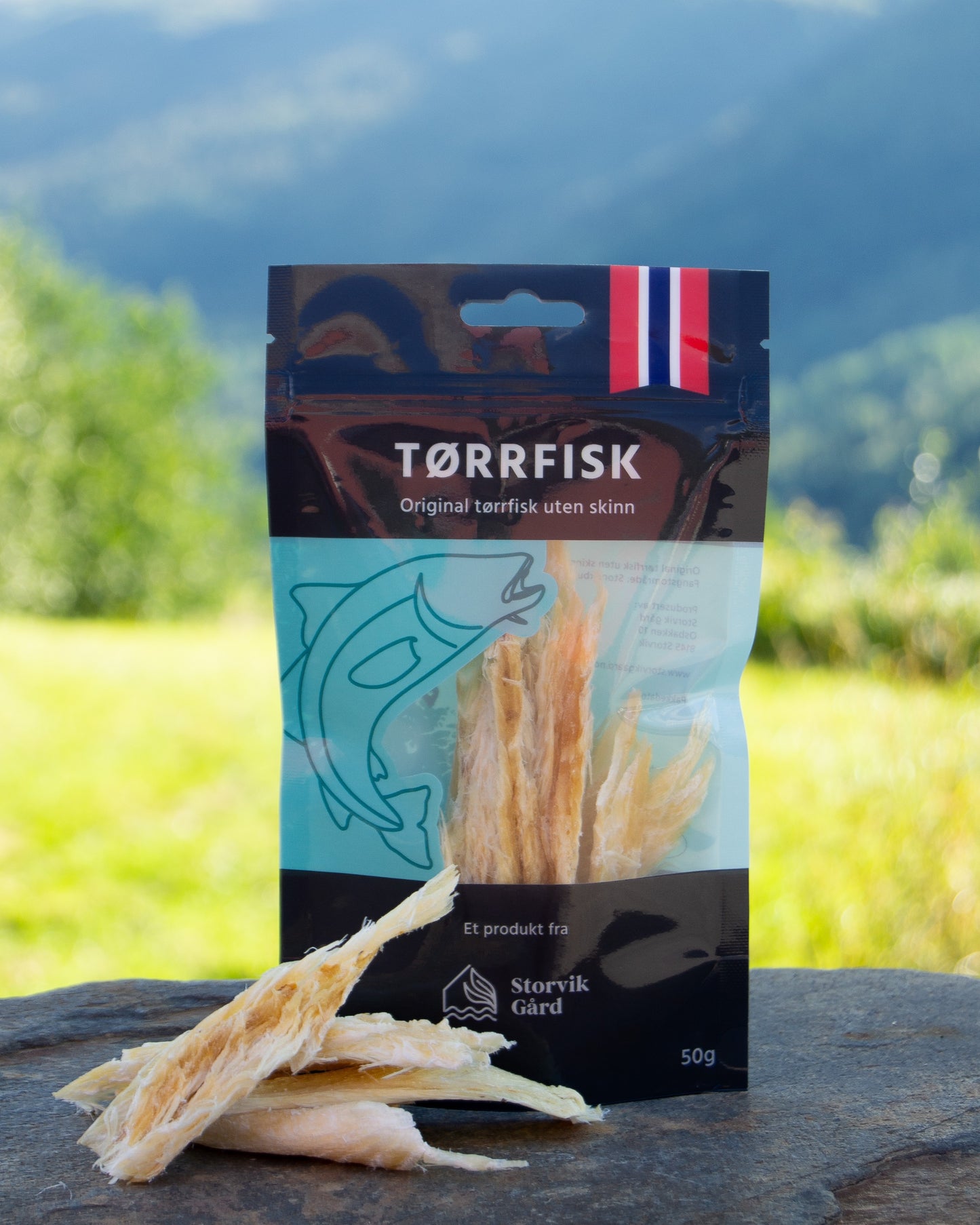 Tørrfisk i pose, 50 gram